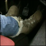 Kristen Driving & Cranking the Volvo in Uggs, 2 of 2