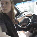 Princess Driving in Reverse in Flip Flops, 1 of 2