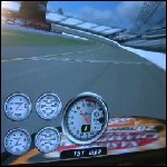 Princess NASCAR Driving Barefoot (simulated)