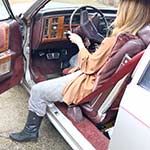 Rebecca Starts Up the Caddy, Jeep & Z28 in Boots & Sweats