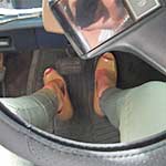 Jamie Lynn POV Starts the Monte in Tan Peep Toe Heels